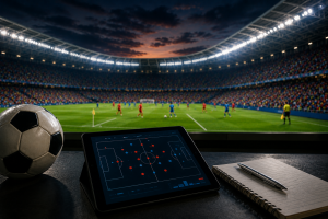 compressed_worldcupe livescore Analyzing the game from the press box