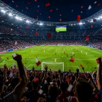 world cup live score Exciting night match at packed stadium